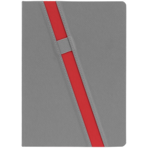 Ежедневник Rubikon, недатированный серо-красный фото 4 Ежедневник Rubikon, недатированный серо-красный фото 4