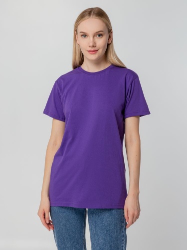 Футболка унисекс T-bolka 140, фиолетовая фото 6 Футболка унисекс T-bolka 140, фиолетовая фото 6