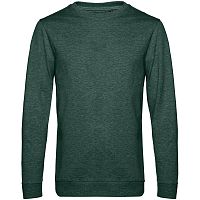 Свитшот унисекс Set In, темно-зеленый меланж