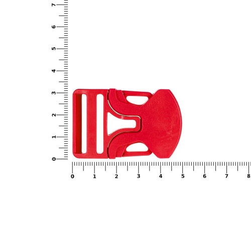 Застежка-пряжка односторонняя Triden, красный фото 2