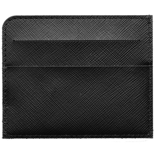 Чехол для карточек Linen, черный фото 3 Чехол для карточек Linen, черный фото 3