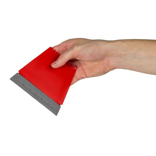 Скребок с водосгоном Snowie, красный фото 4 Скребок с водосгоном Snowie, красный фото 4