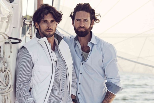 Рубашка мужская в полоску Reno, темно-синяя фото 6 Рубашка мужская в полоску Reno, темно-синяя фото 6