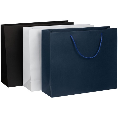 Пакет бумажный Arc L, синий фото 3 Пакет бумажный Arc L, синий фото 3