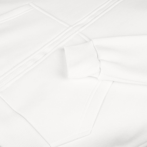 Толстовка унисекс оверсайз Zippy, белая фото 3