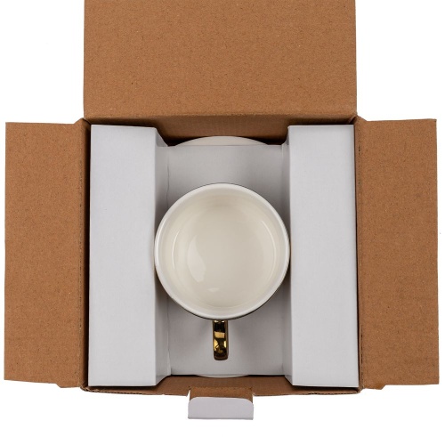 Чайная пара «Время чудес», золотистая фото 6 Чайная пара «Время чудес», золотистая фото 6