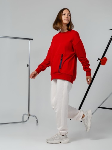 Свитшот унисекс Kosmos 2.0, темно-синий фото 9