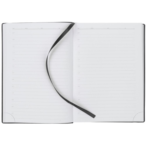 Ежедневник Vivian Metal, недатированный, черный фото 7