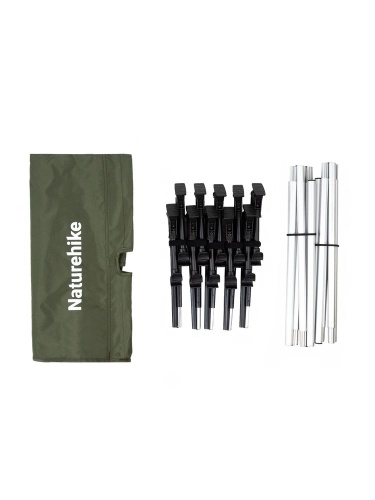 Раскладушка туристическая XJC05, зеленая фото 3