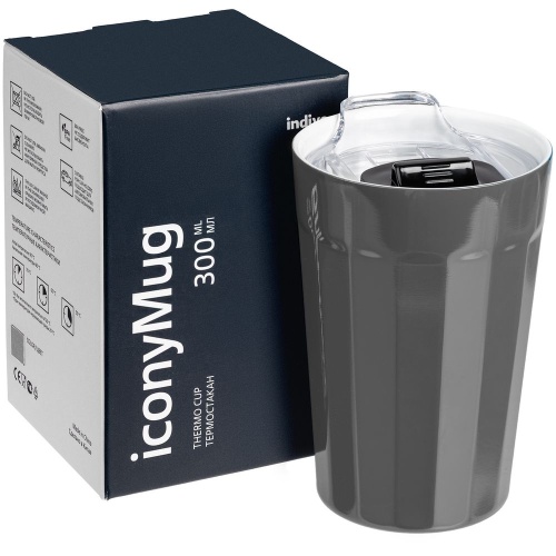 Термостакан iconyMug, серый фото 6