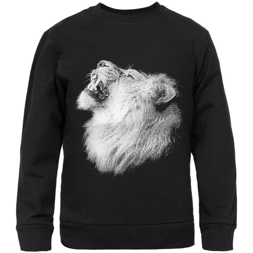 Свитшот детский Like a Lion, черный фото 3 Свитшот детский Like a Lion, черный фото 3