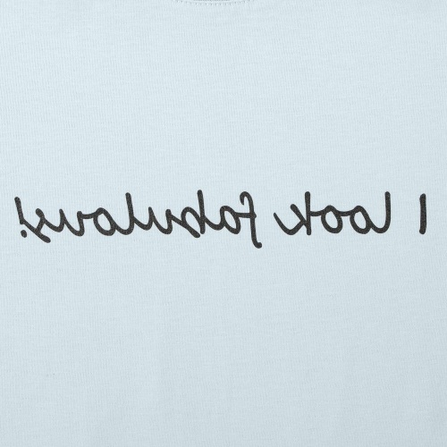 Футболка женская I Look Fabulous, голубая фото 4