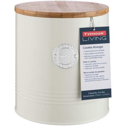Емкость для печенья Living, кремовая фото 3