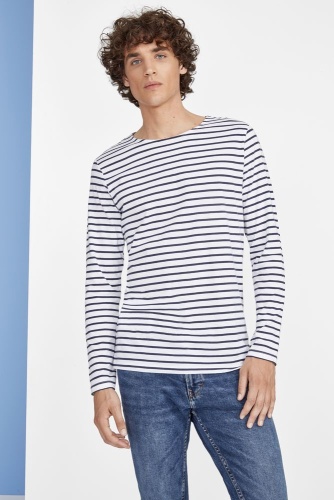 Футболка мужская Marine Men, белая с красным фото 5 Футболка мужская Marine Men, белая с красным фото 5