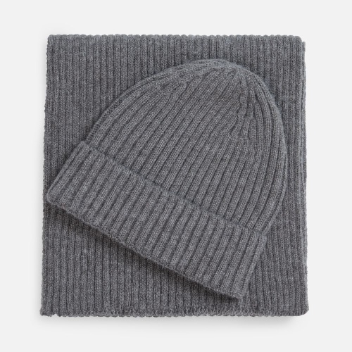 Шапка Laconi, темно-серый меланж фото 4