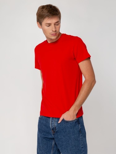 Футболка мужская T-bolka Stretch, красная фото 6