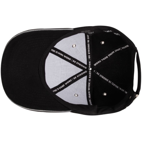 Бейсболка Hard Work Black со светоотражающим элементом фото 4