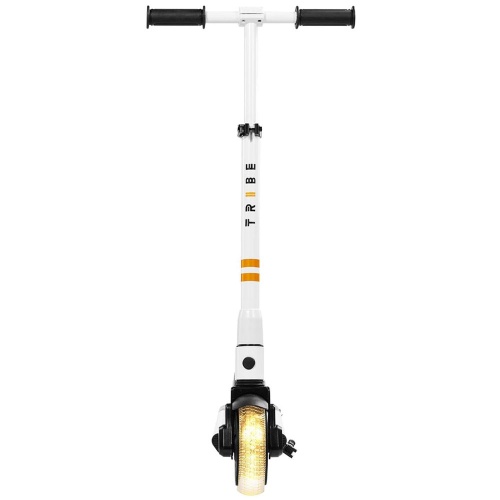Электросамокат Kid, белый с оранжевым фото 4
