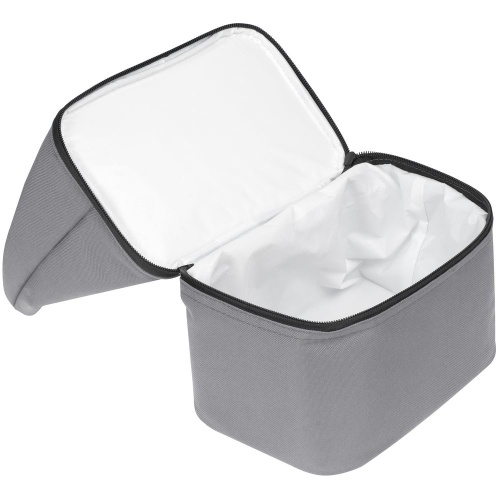 Термосумка с ланчбоксом Smakk, серая фото 7 Термосумка с ланчбоксом Smakk, серая фото 7