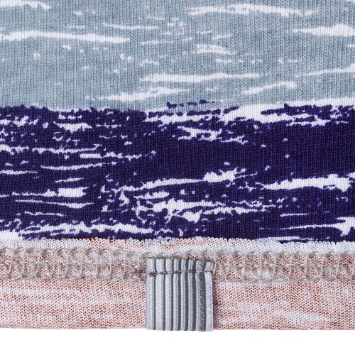 Футболка мужская Rayet двусторонняя, оранжевая с фиолетовым фото 8