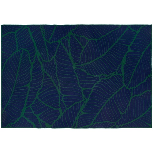 Плед In Leaf, синий с зеленым Плед In Leaf, синий с зеленым