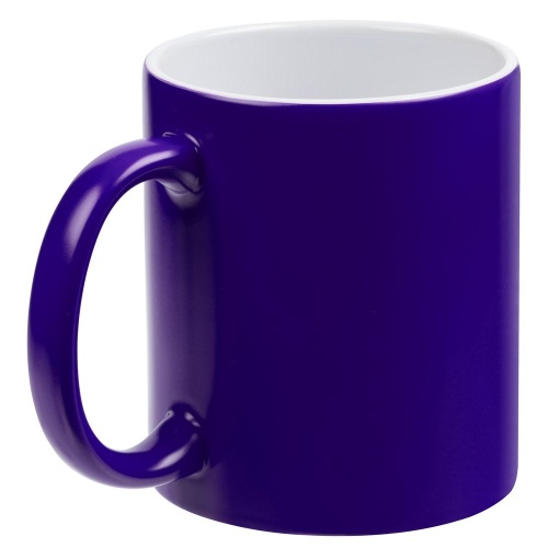 Кружка «Хамелеон», глянцевая, синяя фото 3