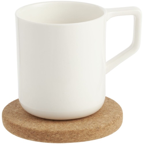 Чайная пара Riposo, большая, белая Чайная пара Riposo, большая, белая