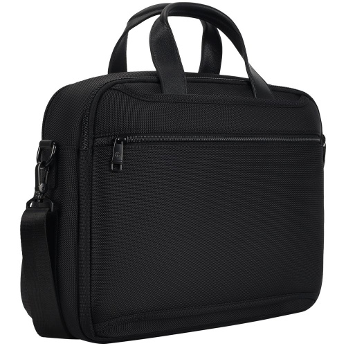 Сумка для ноутбука Santiago Nylon, черная фото 3 Сумка для ноутбука Santiago Nylon, черная фото 3