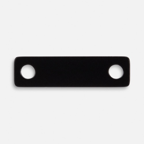 Шильдик металлический Alfa Liten, черный Шильдик металлический Alfa Liten, черный