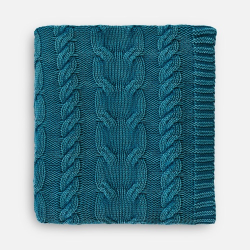 Плед Hygge, темно-зеленый фото 2