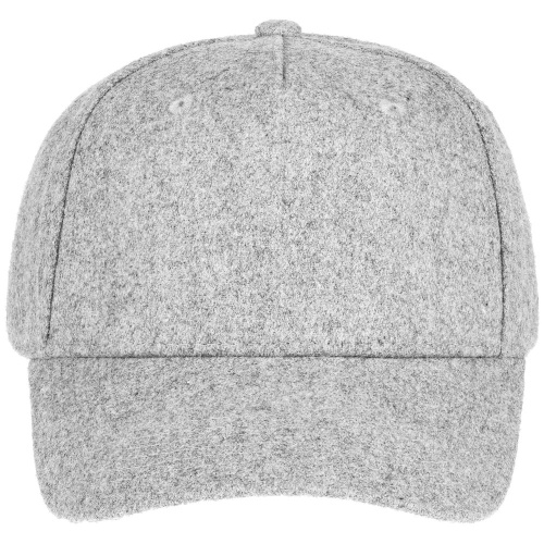 Бейсболка Woolridge, серый меланж фото 3