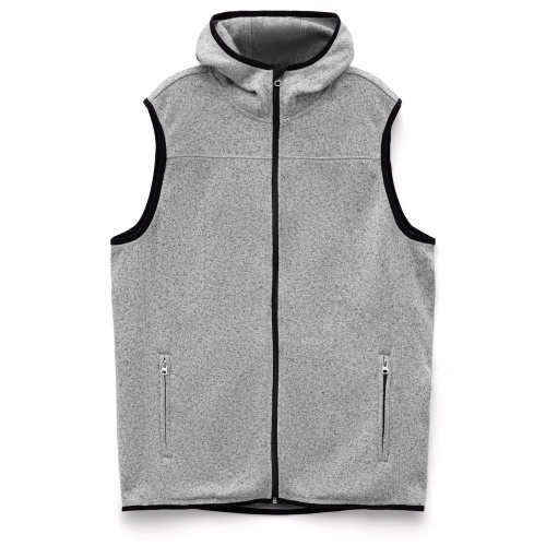 Жилет с капюшоном унисекс Gotland, серый Жилет с капюшоном унисекс Gotland, серый