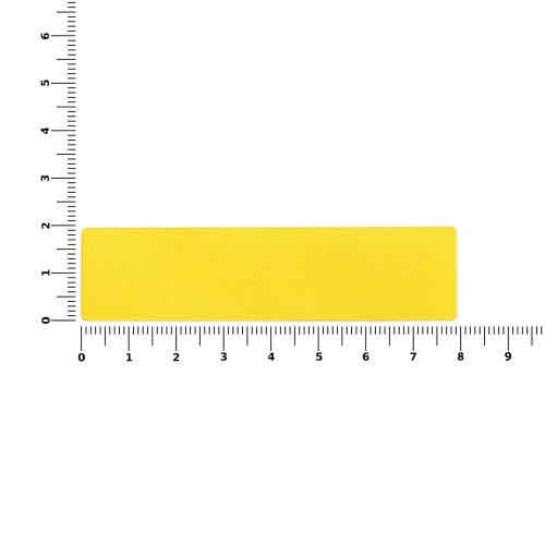 Наклейка тканевая Lunga, S, желтая фото 2 Наклейка тканевая Lunga, S, желтая фото 2