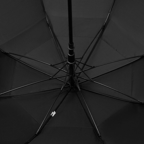 Зонт-трость Dome Double, черный фото 2