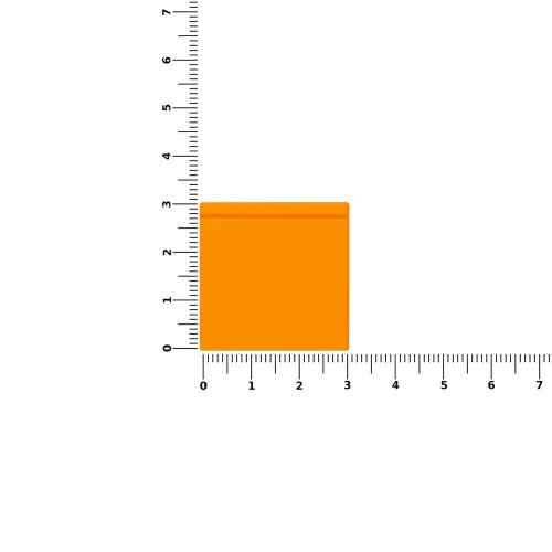 Лейбл из ПВХ Kare, оранжевый неон фото 2 Лейбл из ПВХ Kare, оранжевый неон фото 2
