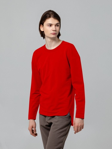 Футболка с длинным рукавом Kosmos 1.0, красная Футболка с длинным рукавом Kosmos 1.0, красная