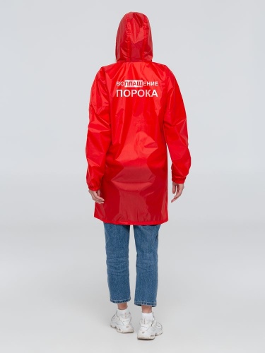 Дождевик «Воплащение порока», красный Дождевик «Воплащение порока», красный