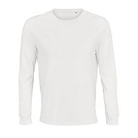 Футболка унисекс с длинным рукавом Pioneer LSL, белая