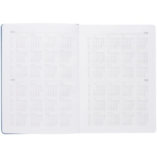 Ежедневник New Factor, недатированный, синий фото 8