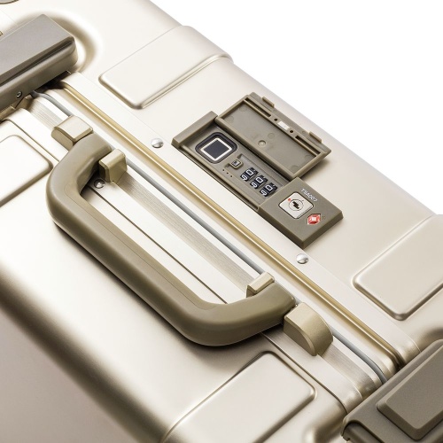 Чемодан Metal Luggage, золотистый фото 7