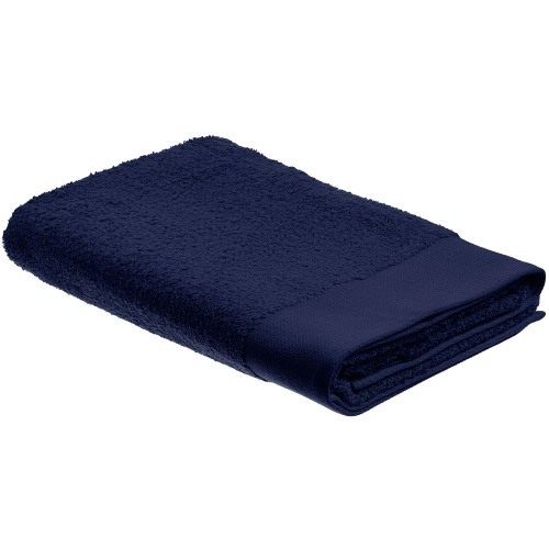 Полотенце Odelle, большое, темно-синее Полотенце Odelle, большое, темно-синее