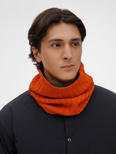Снуд ComFleece, темно-оранжевый (кирпичный) фото 6