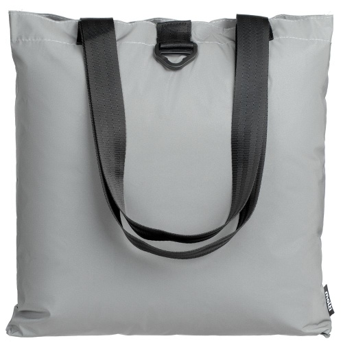 Шопер Manifest из светоотражающей ткани, серый фото 3 Шопер Manifest из светоотражающей ткани, серый фото 3