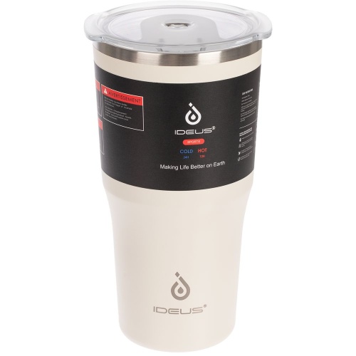 Термостакан Sapporo М, белый (молочный) фото 4