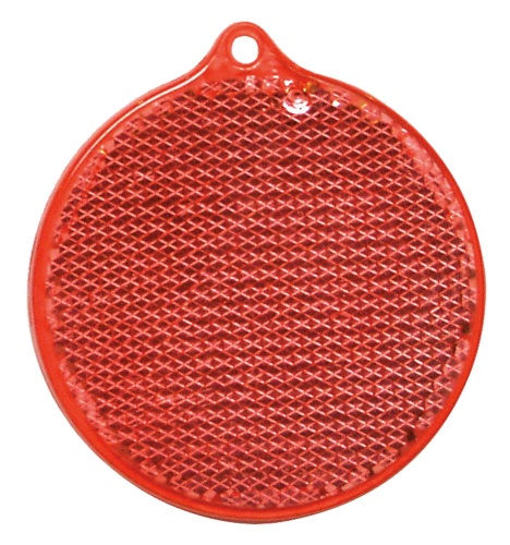 Пешеходный светоотражатель «Круг», красный Пешеходный светоотражатель «Круг», красный