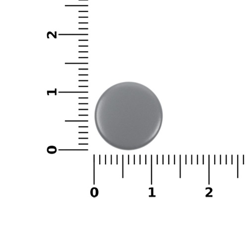 Кнопка Clavis, M, серая фото 2 Кнопка Clavis, M, серая фото 2