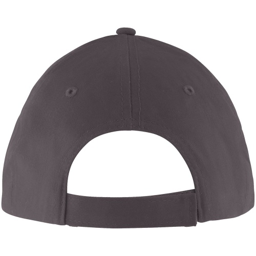 Бейсболка Solar, темно-серая со светло-серым фото 4 Бейсболка Solar, темно-серая со светло-серым фото 4