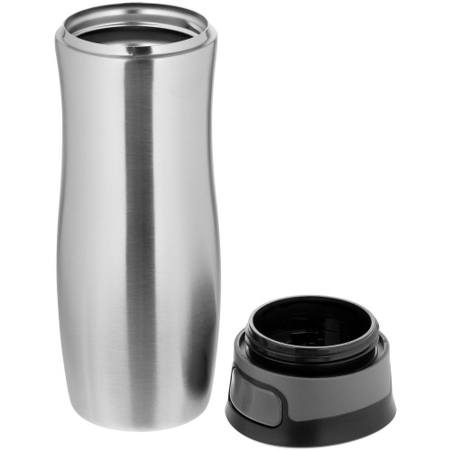 Термостакан Tansley, герметичный, вакуумный, серебристый фото 3 Термостакан Tansley, герметичный, вакуумный, серебристый фото 3