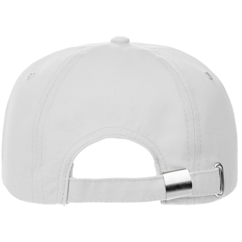 Бейсболка Canopy, белая с темно-синим кантом фото 3 Бейсболка Canopy, белая с темно-синим кантом фото 3