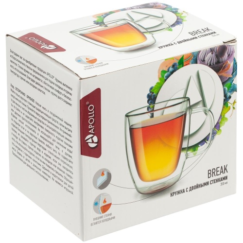 Кружка с двойными стенками Break фото 4 Кружка с двойными стенками Break фото 4